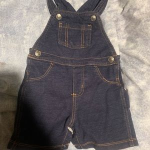 Cute little blue jean overalls